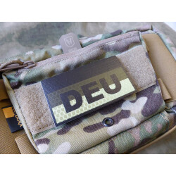 JTG  German Flag - IR / Infrared Patch with DEU, Tan