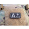 JTG - Bloodtype Patch A POS, swat, 3D Rubber patch