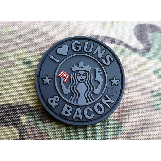 JTG - Guns and Bacon Patch, blackops / 3D Rubber patch