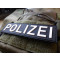 JTG Polizei Schriftzug Patch, swat / 3D Rubber patch