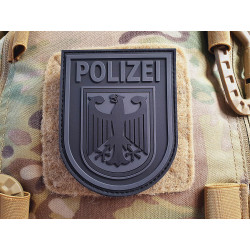 JTG Functional Badge Patch - Bundespolizei, blackops / 3D Rubber patch