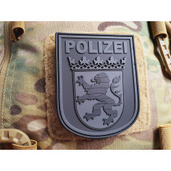 JTG - Functional Badge Patch - Polizei Hessen, blackops / 3D Rubber patch