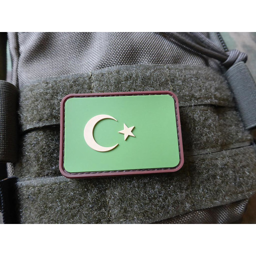 JTG - Turkish Flag Patch, multicam / 3D Rubber patch