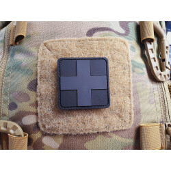 JTG RedCross Medic Patch 50x50, blackops / 3D Rubber patch