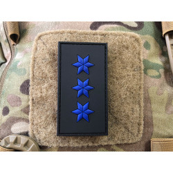 JTG - Functional Badge Patch - Polizeiobermeister (POM) - Patch, black / 3D Rubber patch