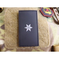 JTG - Functional Badge Patch - Polizeikommissar (PK), black / 3D Rubber patch