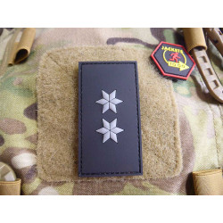 JTG - Functional Badge Patch - Polizeioberkommissar (POK), black / 3D Rubber patch
