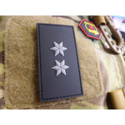 JTG - Functional Badge Patch - Polizeioberkommissar (POK), black / 3D Rubber patch