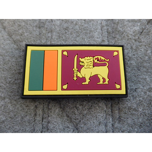 JTG - Sri Lanka Flagge - Patch / 3D Rubber patch