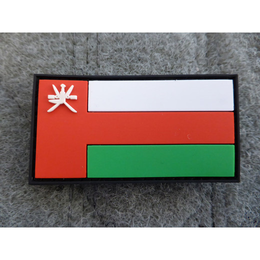 JTG - Sultanat Oman Flagge - Patch / 3D Rubber patch