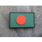 JTG - Bangladesh Flag Patch / 3D Rubber patch