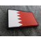 JTG - K&ouml;nigreich Bahrain Flagge - Patch / 3D Rubber patch