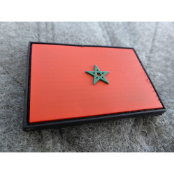  JTG - Kingdom of Morocco Flag Patch / 3D Rubber patch