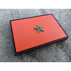  JTG - Kingdom of Morocco Flag Patch / 3D Rubber patch