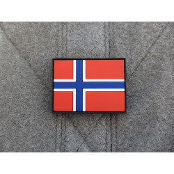JTG - Norwegen Flagge - Patch / 3D Rubber patch