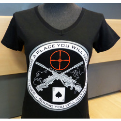 JTG - Sniper Lady T-Shirt, black - Gr&ouml;&szlig;e: L