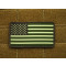 JTG - USA Flagge - Patch, forest / 3D Rubber patch