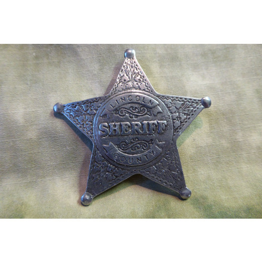 Old West Badges - Lincoln Country Sheriff