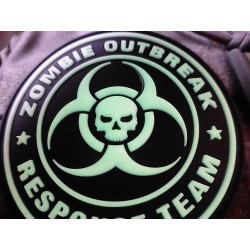 JTG - Zombie Outbreak Response Team Patch, gid (glow in the dark) / 3D Rubber patch
