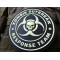 JTG - Zombie Outbreak Response Team Patch, gid (glow in the dark) / 3D Rubber patch