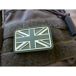 JTG - UK / Great Britain Flag Patch, forest / 3D Rubber...