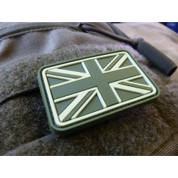 JTG - UK / Great Britain Flag Patch, forest / 3D Rubber patch