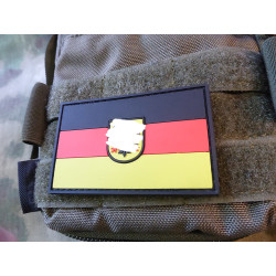 JTG German Flag Patch, large with German Eagle, fullcolor / JTG 3D Rubber Patch 