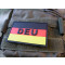 JTG German Flag Patch, large with DEU, fullcolor / JTG 3D Rubber Patch