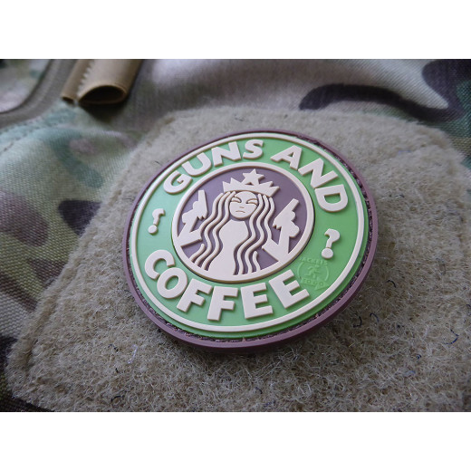 JTG - Guns and Coffee Patch, multicam / 3D Rubber patch