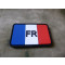 JTG - Frankreich Flagge - Patch, fullcolor / 3D Rubber patch