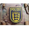 JTG - Functional Badge Patch - Polizei Baden-Württemberg, black / 3D Rubber patch