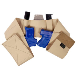 Elite Survival Systems - Core Defender Belly Band Gun Holster, Tan - Size M