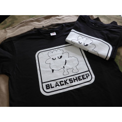 JTG - Little BlackSheep T-Shirt, ghost - Logo gid (glow...