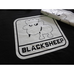 JTG - Little BlackSheep T-Shirt, ghost - Logo nachleuchtend (glow in the dark) - Limited Special Edition XL