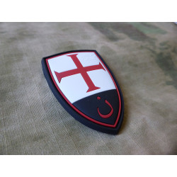 JTG  Crusader Shield Patch, fullcolor / JTG 3D Rubber Patch