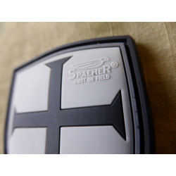JTG  Crusader Shield Patch, blackops / JTG 3D Rubber Patch