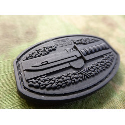 JTG  CombatAction Patch, black / JTG 3D Rubber Patch