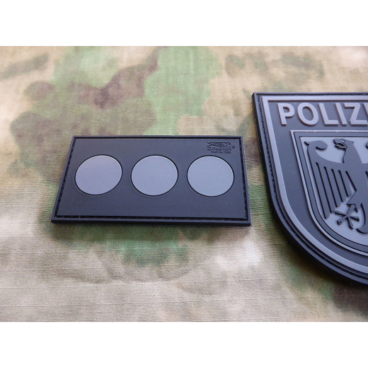 JTG  Polizeifunktionsabzeichen Zugf&uuml;hrer Patch, blackops / JTG 3D Rubber Patch
