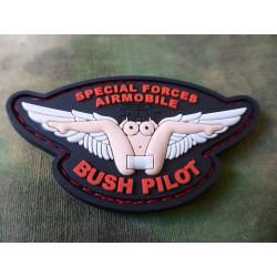 JTG  Bush Pilot Wing Patch, fullcolor / JTG 3D Rubber Patch