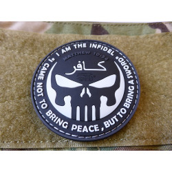 JTG desert SOF Skull Badge 3D Rubber patch