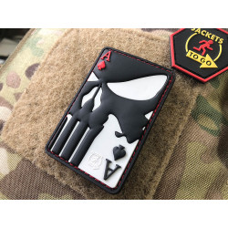 JTG Punisher Ace Of Spades Patch, fullcolor / JTG 3D Rubber Patch