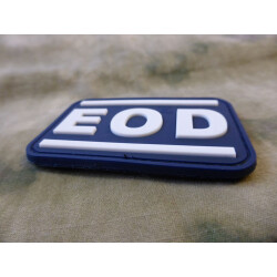 JTG  EOD Patch, Polizei-Blau, special edition / JTG 3D Rubber Patch