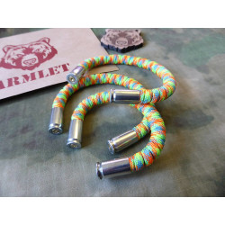 ARMLET Paracord Bracelet, rainbow color, Medium 7 inch