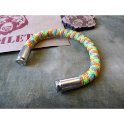 ARMLET Paracord Bracelet, rainbow color, Medium 7 inch