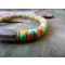 ARMLET Paracord Bracelet, rainbow color, Large 8 inch