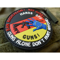 JTG HANDS OFF MY GUN Deutschland Patch, fullcolor / JTG 3D Rubber Patch