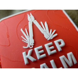 JTG  Keep Calm and use your EDC Patch, fullcolor / JTG 3D Rubber Patch