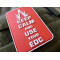 JTG  Keep Calm and use your EDC Patch, fullcolor / JTG 3D Rubber Patch