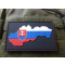 JTG Slovakia Flag Patch special shield edition, fullcolor / JTG 3D Rubber Patch