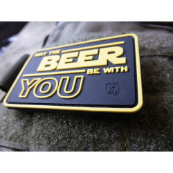 JTG  May The BEER Be With YOU Patch, fullcolor / JTG 3D Rubber Patch